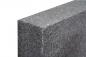 Preview: Bordstein Granit dunkelgrau gesägt & geflammt